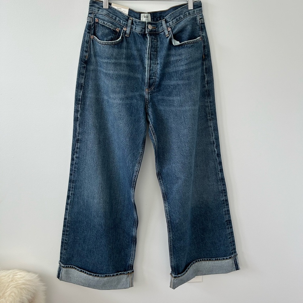 AGOLDE Dame High Rise Wide Leg Size 30